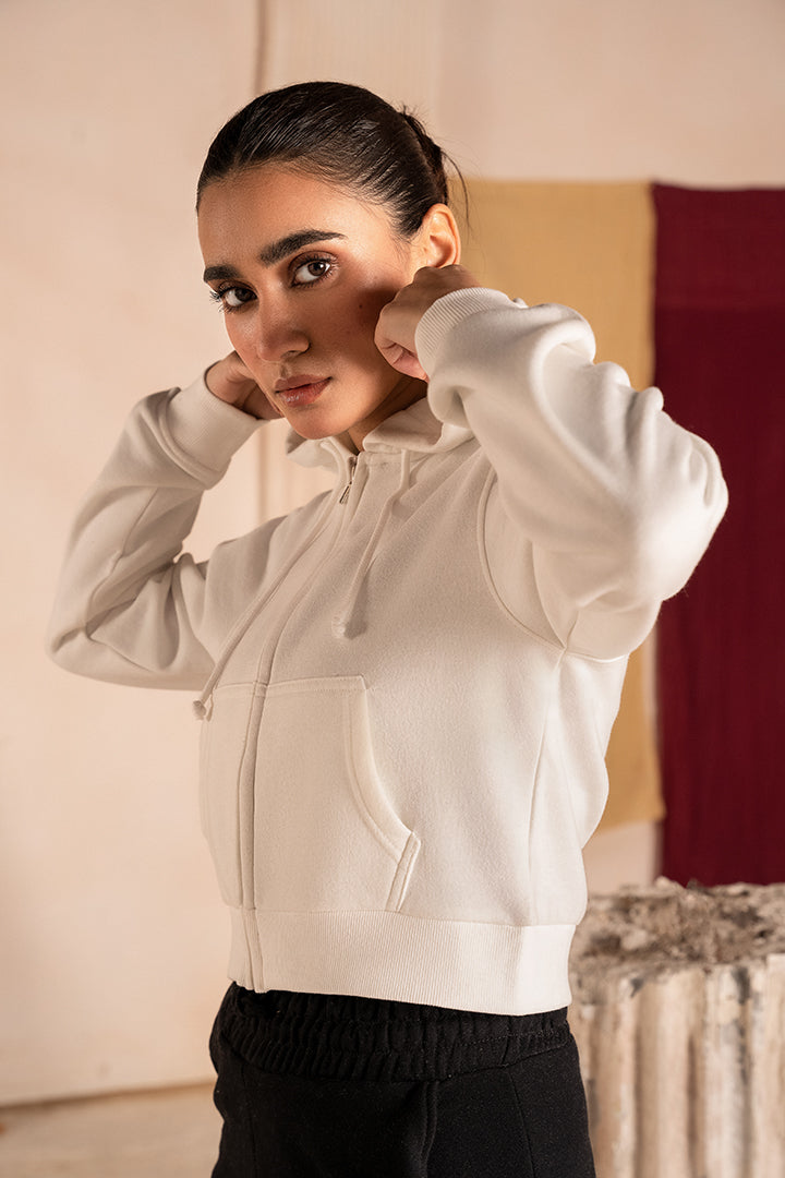 Women Cropped Zipper Hood 1014/508 - Western Wear