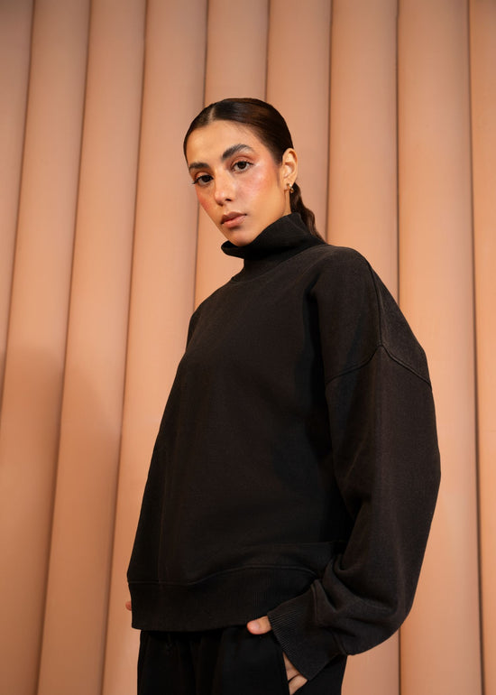 Womens Mock Neck Sweat Shirt - 1008/508 - Western Wear